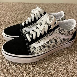 Vans Old Skool Tattoo Skate Shoe Size 7